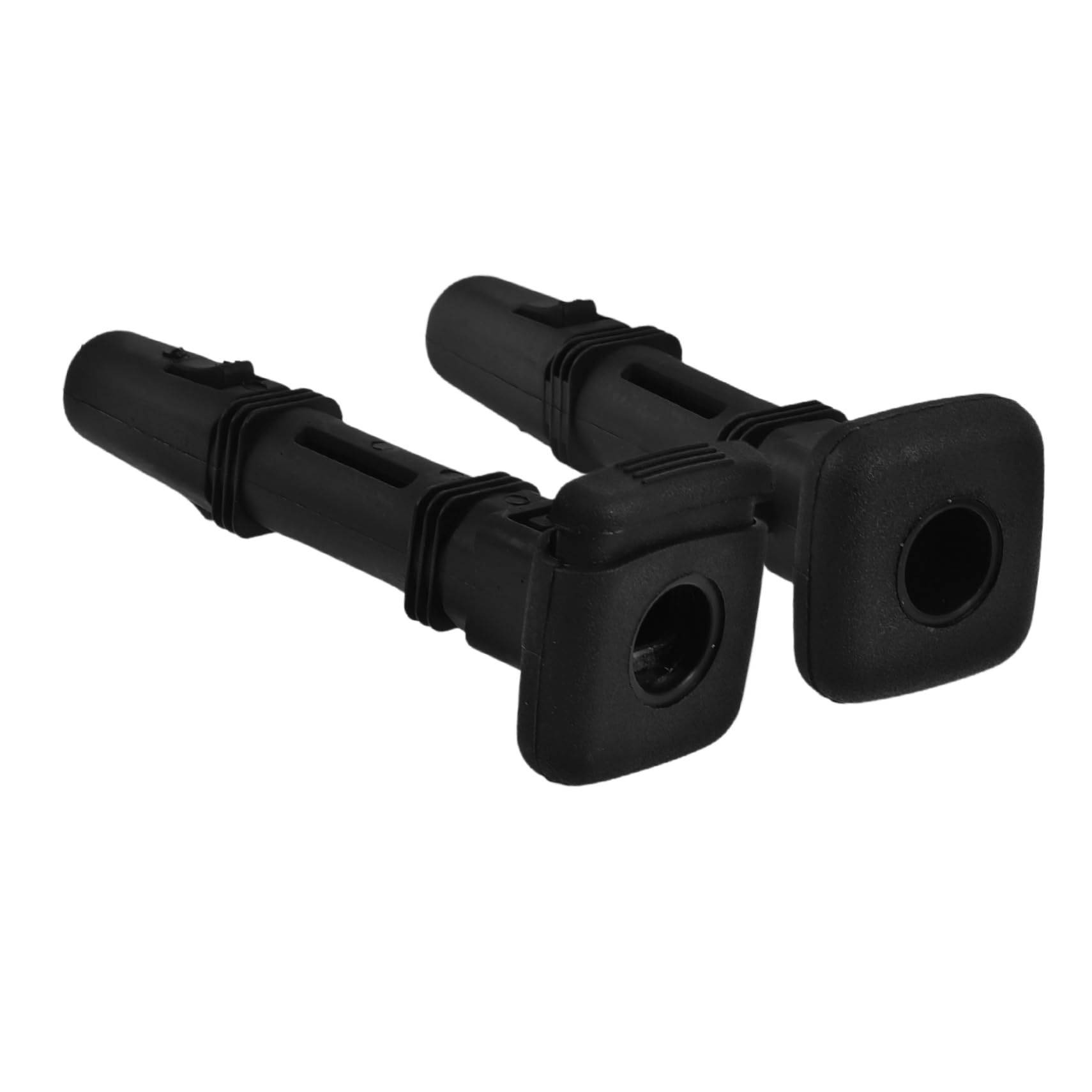 LIFKOME 2 шт. Направляющая подголовника автомобиля Пластиковая направляющая подголовника Направляющая заднего подголовника Направляющая-клипса подголовника Направляющая трубки подголовника Черный 10.30X3.50X3.50CM чёрный