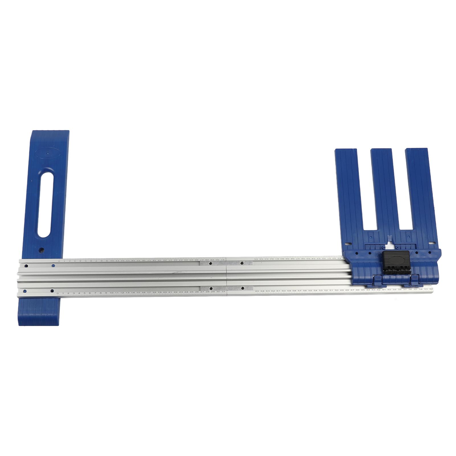 Деревообрабатывающий резак Направляющая Многофункциональная из алюминиевого сплава Направляющая для циркулярной пилы для столяра Направляющая Деревообработка Направляющая